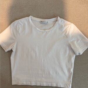 Zaire white Cropped T-Shirt